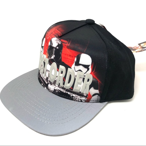 Disney Star Wars Darth Vader “ First Order” Boy’s Baseball Cap Black Color - Picture 2 of 5